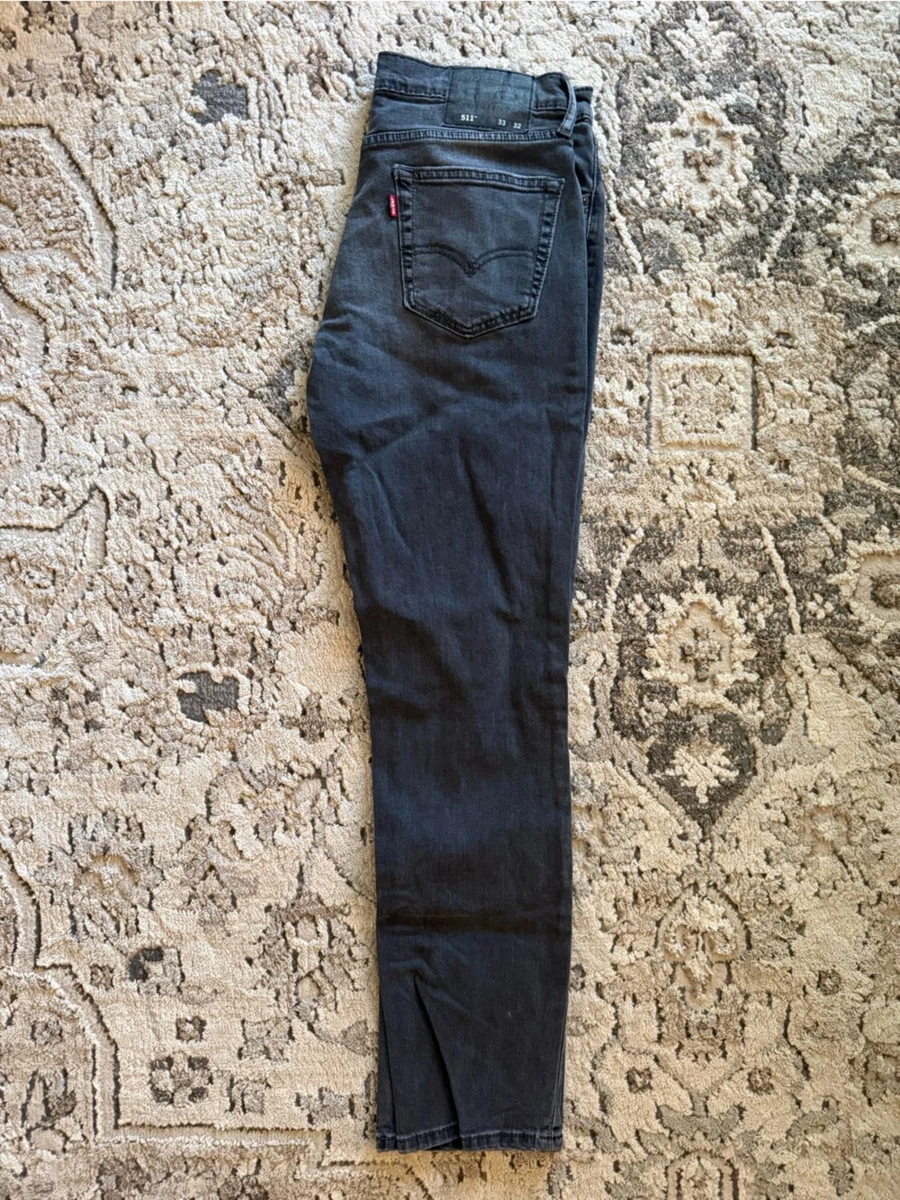 Levi's Men’s Skinny Jeans in Faded Black